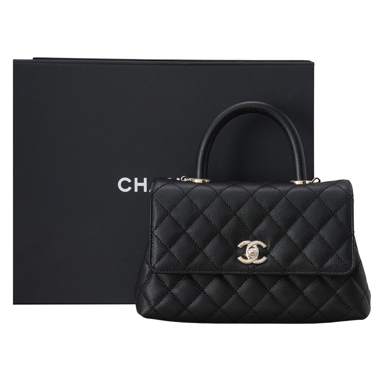 CHANEL(USED)샤넬 캐비어 코코핸들 스몰