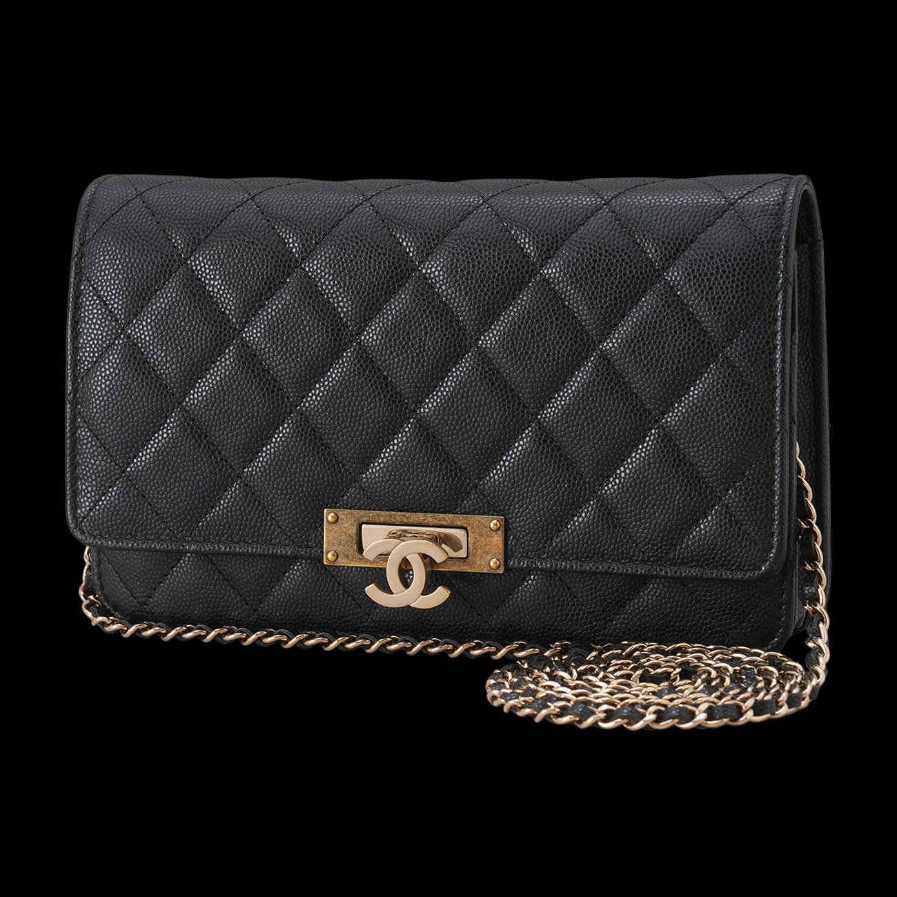 CHANEL(USED)샤넬 A80766 시즌 캐비어 WOC