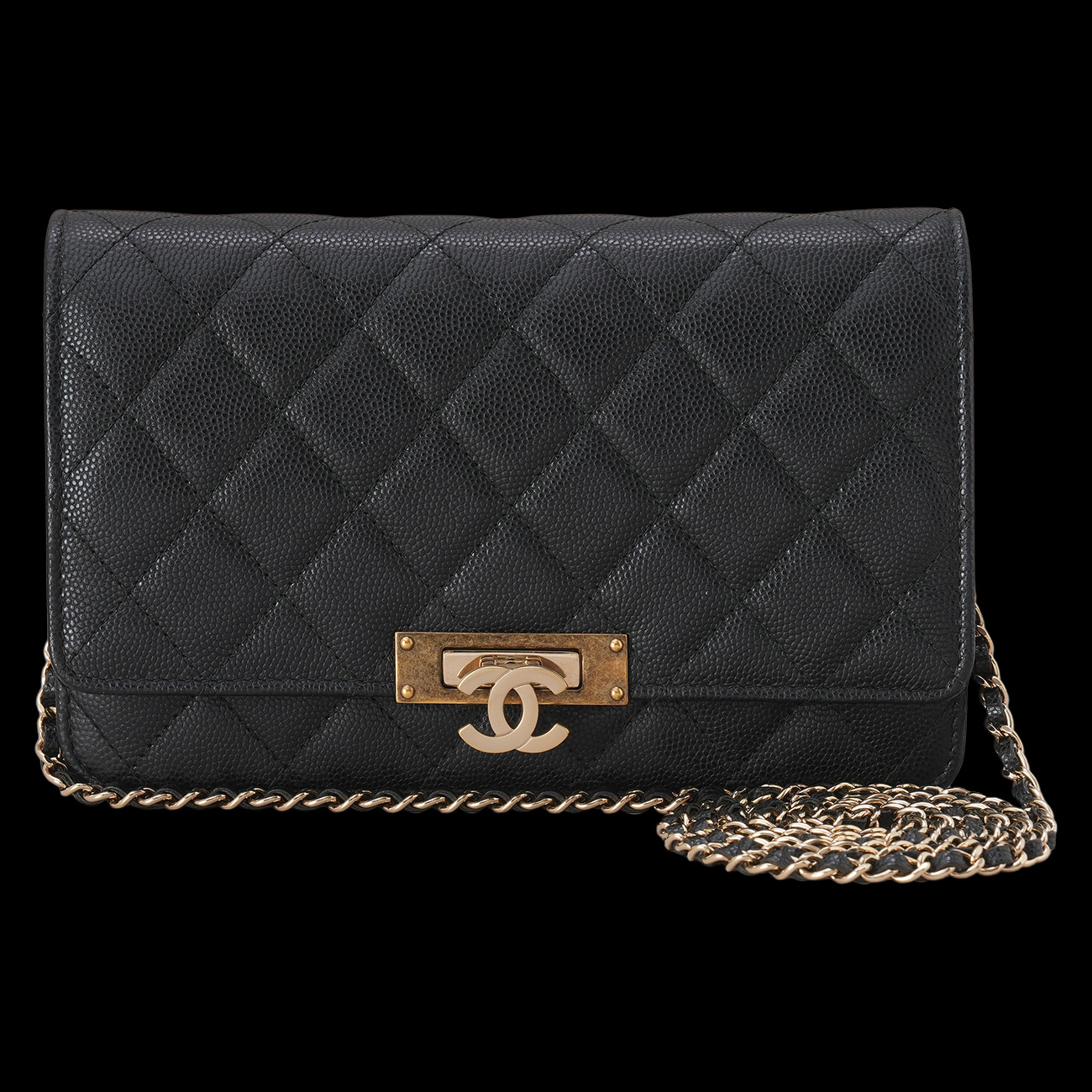 CHANEL(USED)샤넬 A80766 시즌 캐비어 WOC