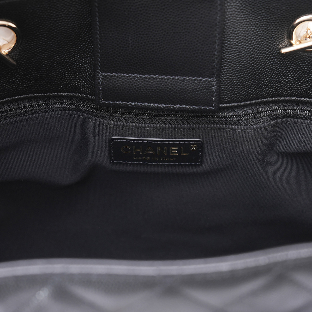 CHANEL(USED)샤넬 A91046 캐비어 타임리스 쇼퍼백