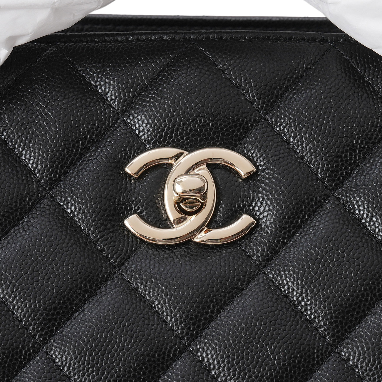 CHANEL(USED)샤넬 A91046 캐비어 타임리스 쇼퍼백