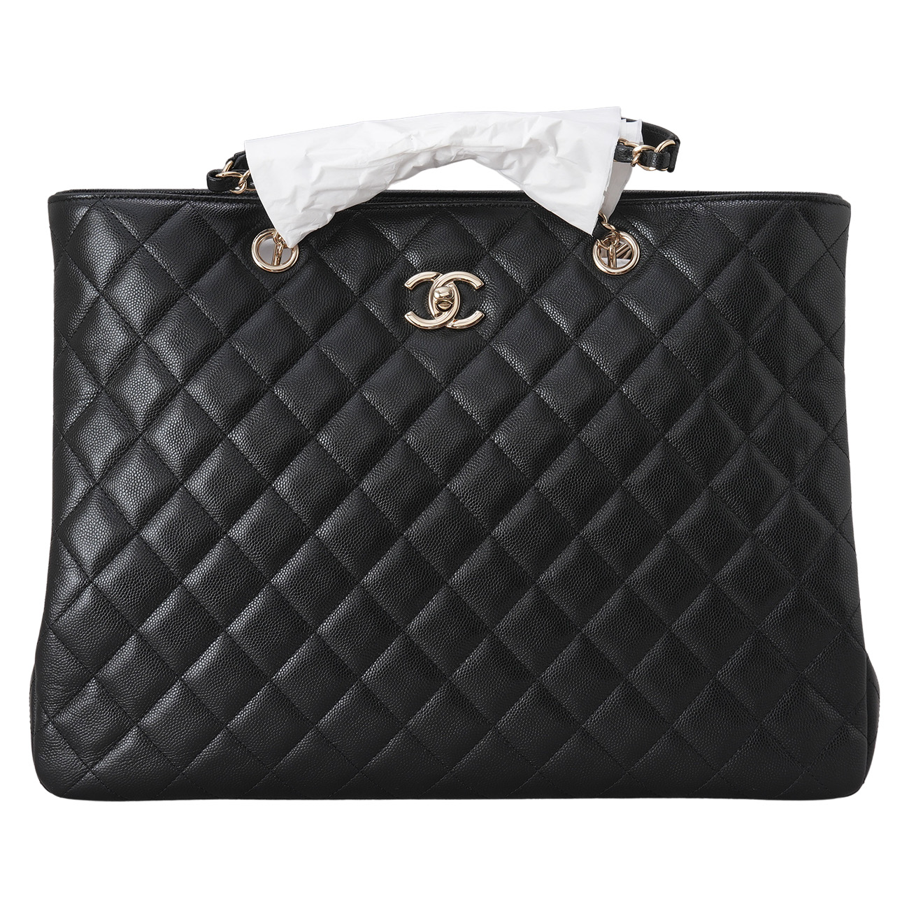 CHANEL(USED)샤넬 A91046 캐비어 타임리스 쇼퍼백