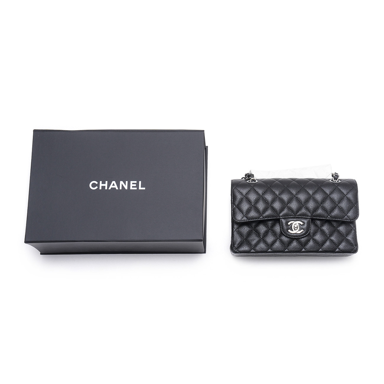 CHANEL(USED)샤넬 캐비어 클래식 스몰 플랩백