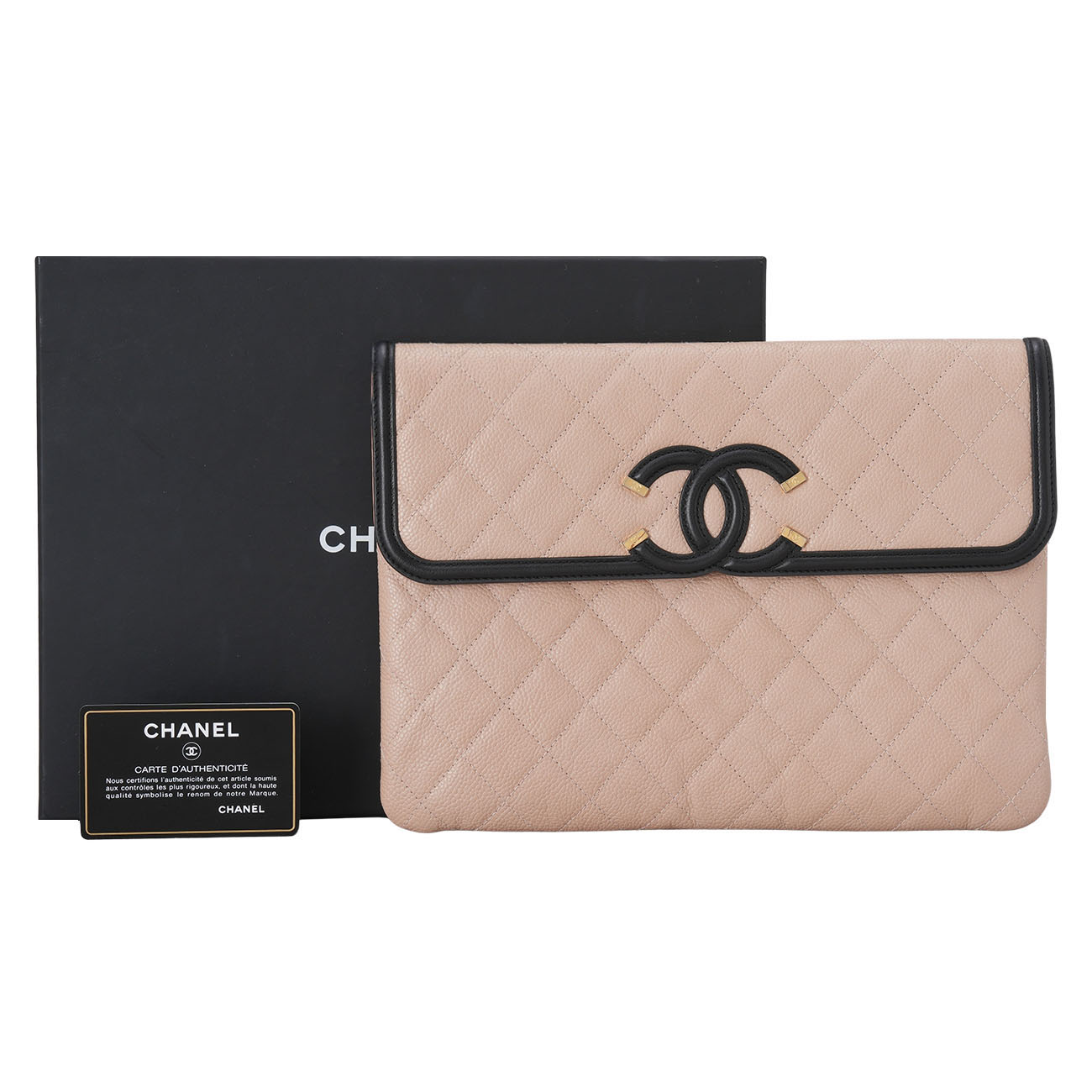 CHANEL(USED)샤넬 A81944 코스메틱 플랩 클러치