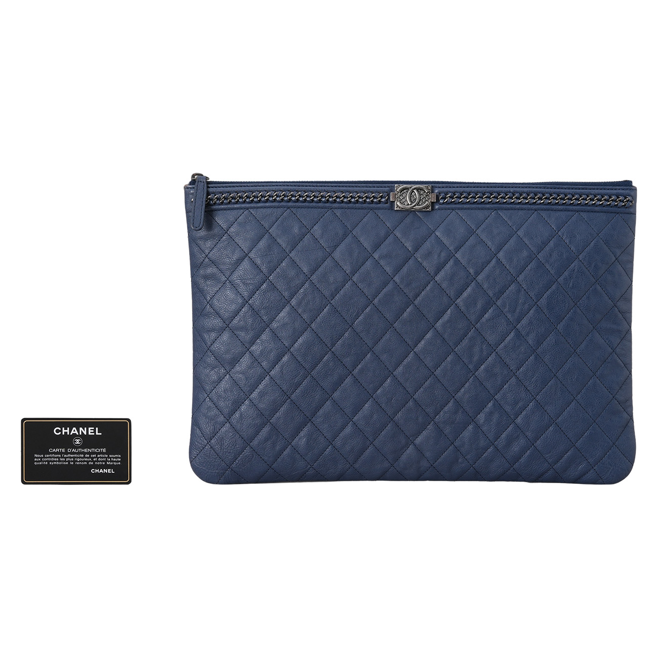 CHANEL(USED)샤넬 시즌 보이샤넬 클러치 라지