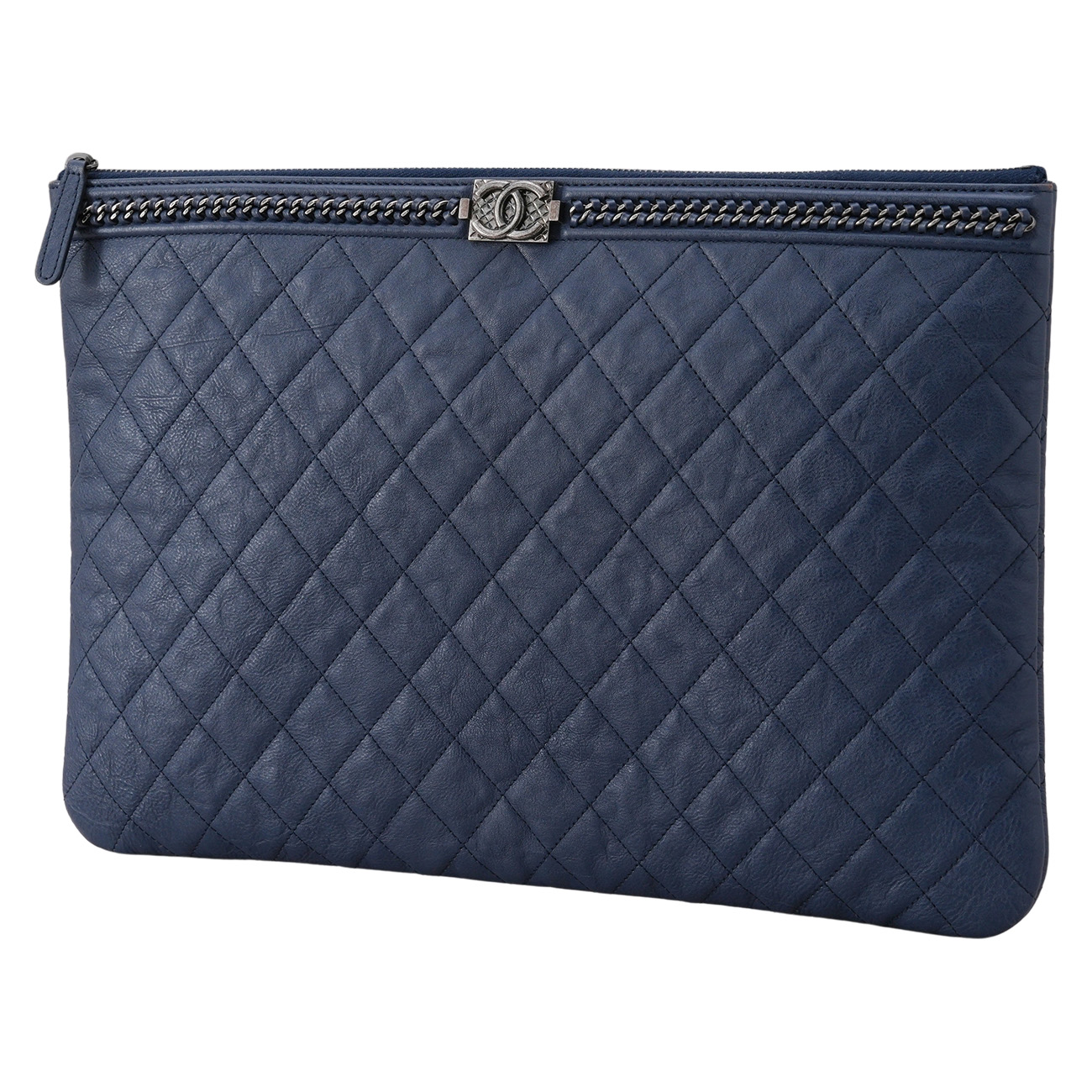 CHANEL(USED)샤넬 시즌 보이샤넬 클러치 라지