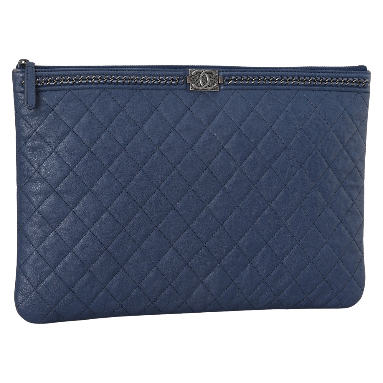 CHANEL(USED)샤넬 시즌 보이샤넬 클러치 라지