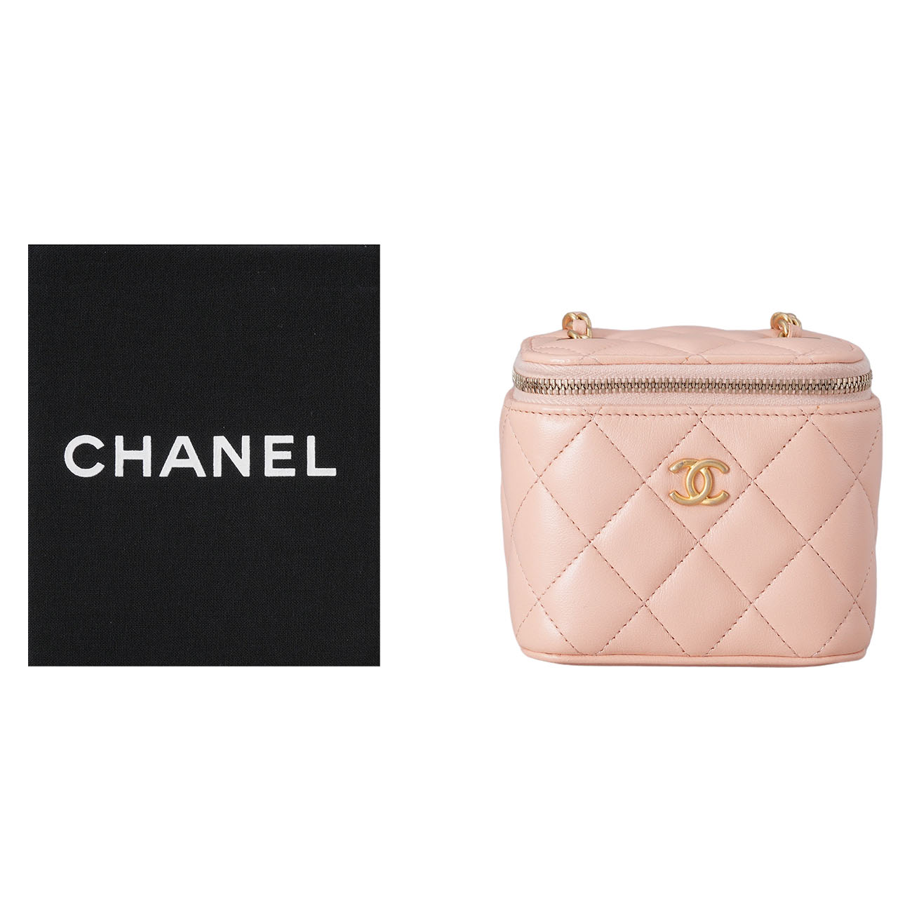 CHANEL(USED)샤넬 AP1447 골든볼 베니티 크로스백