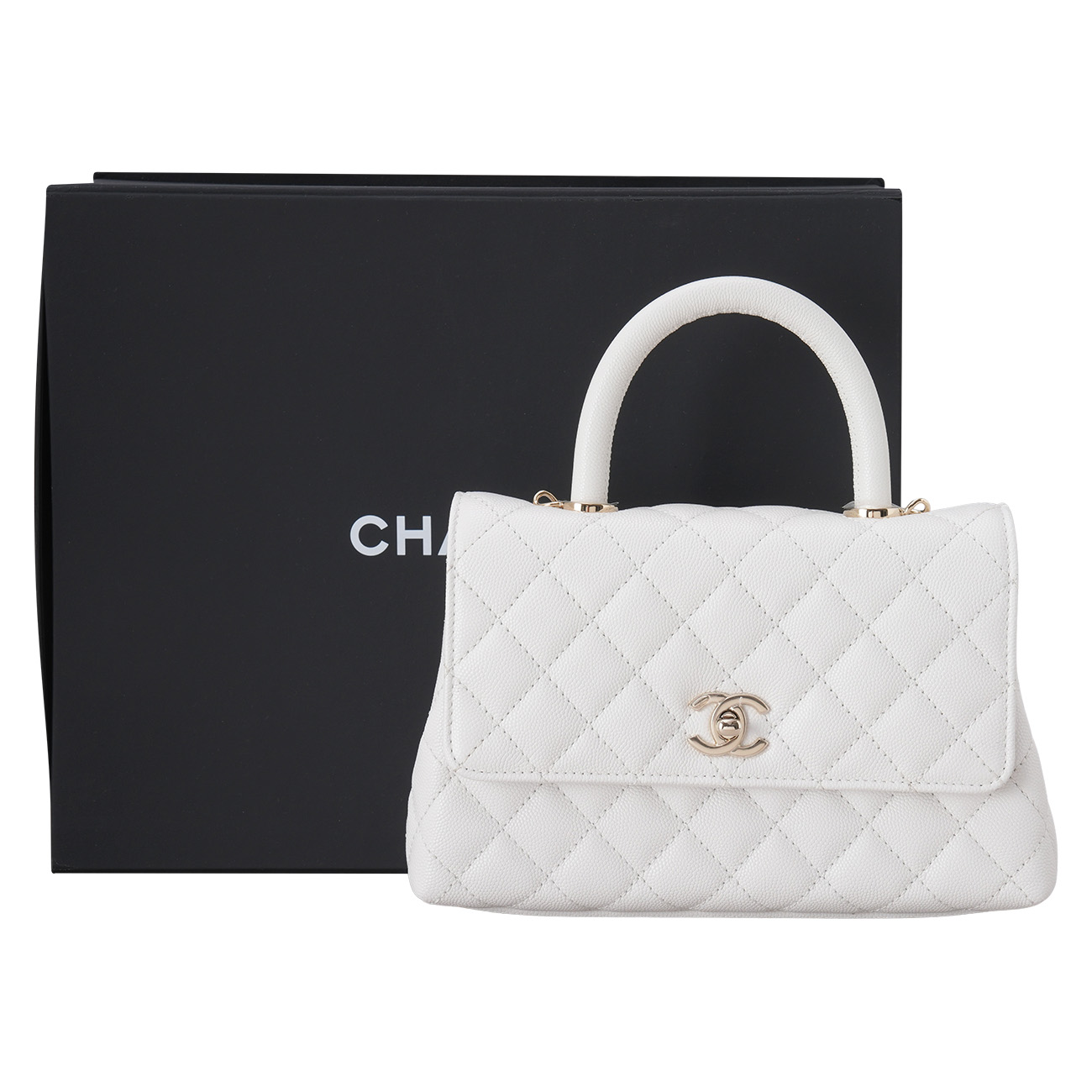 CHANEL(USED)샤넬 캐비어 코코핸들 스몰