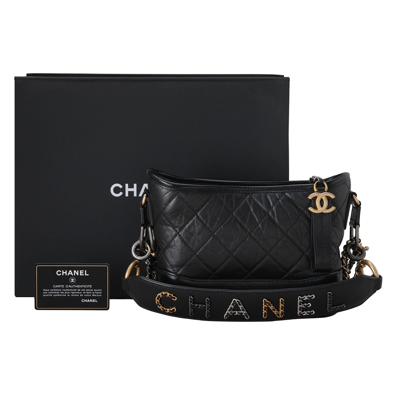 CHANEL(USED)샤넬 가브리엘 호보 스몰 & 레터링 스트랩