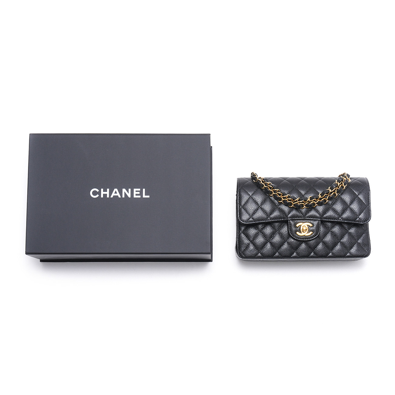 CHANEL(USED)샤넬 캐비어 클래식 스몰 플랩백