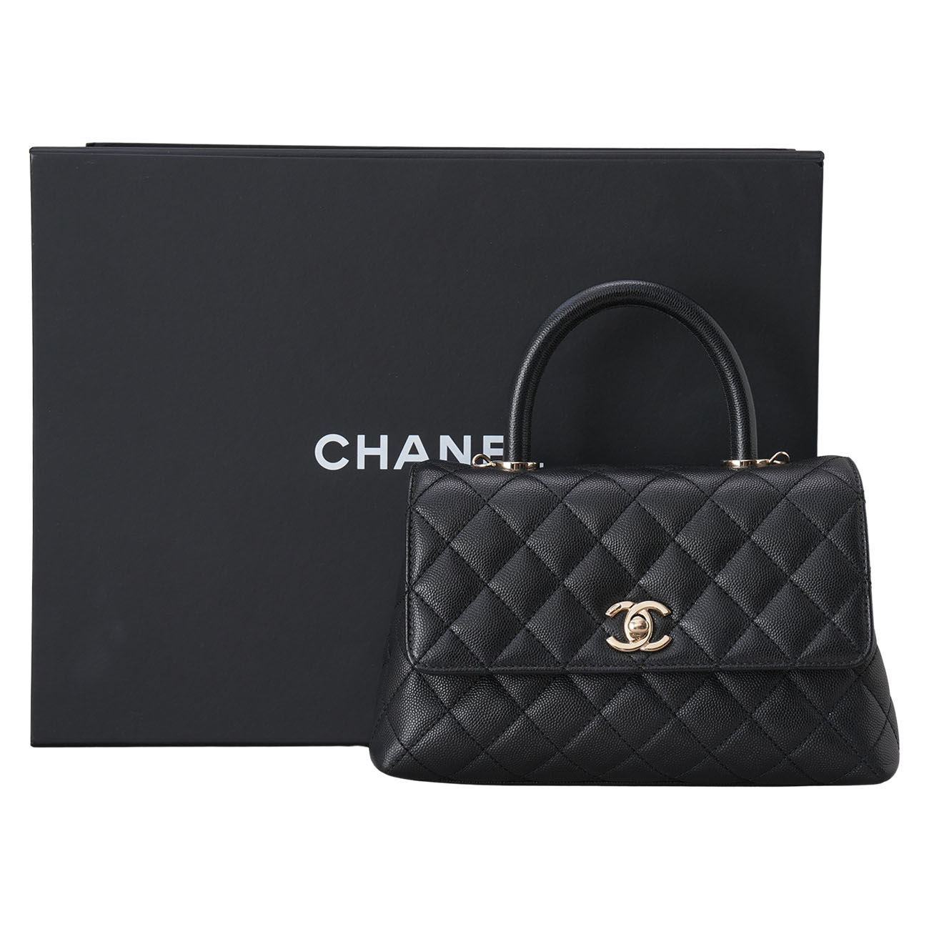 CHANEL(USED)샤넬 캐비어 코코핸들 스몰