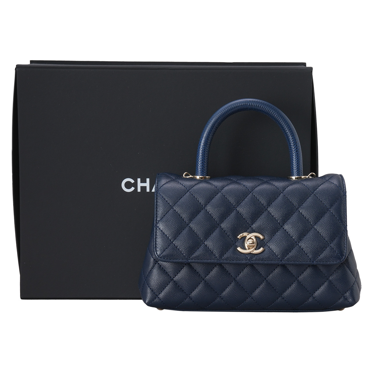 CHANEL(USED)샤넬 캐비어 코코핸들 스몰