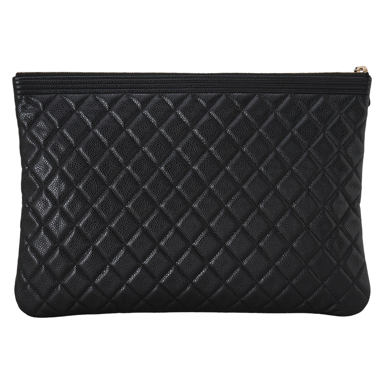 CHANEL(USED)샤넬 캐비어 보이샤넬 클러치 라지