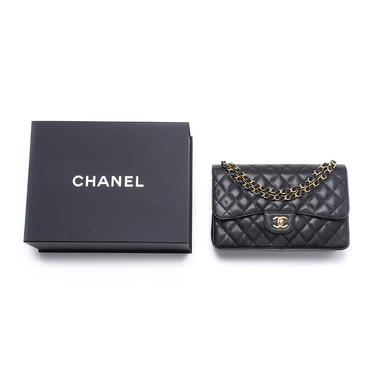 CHANEL(USED)샤넬 캐비어 클래식 라지 플랩백