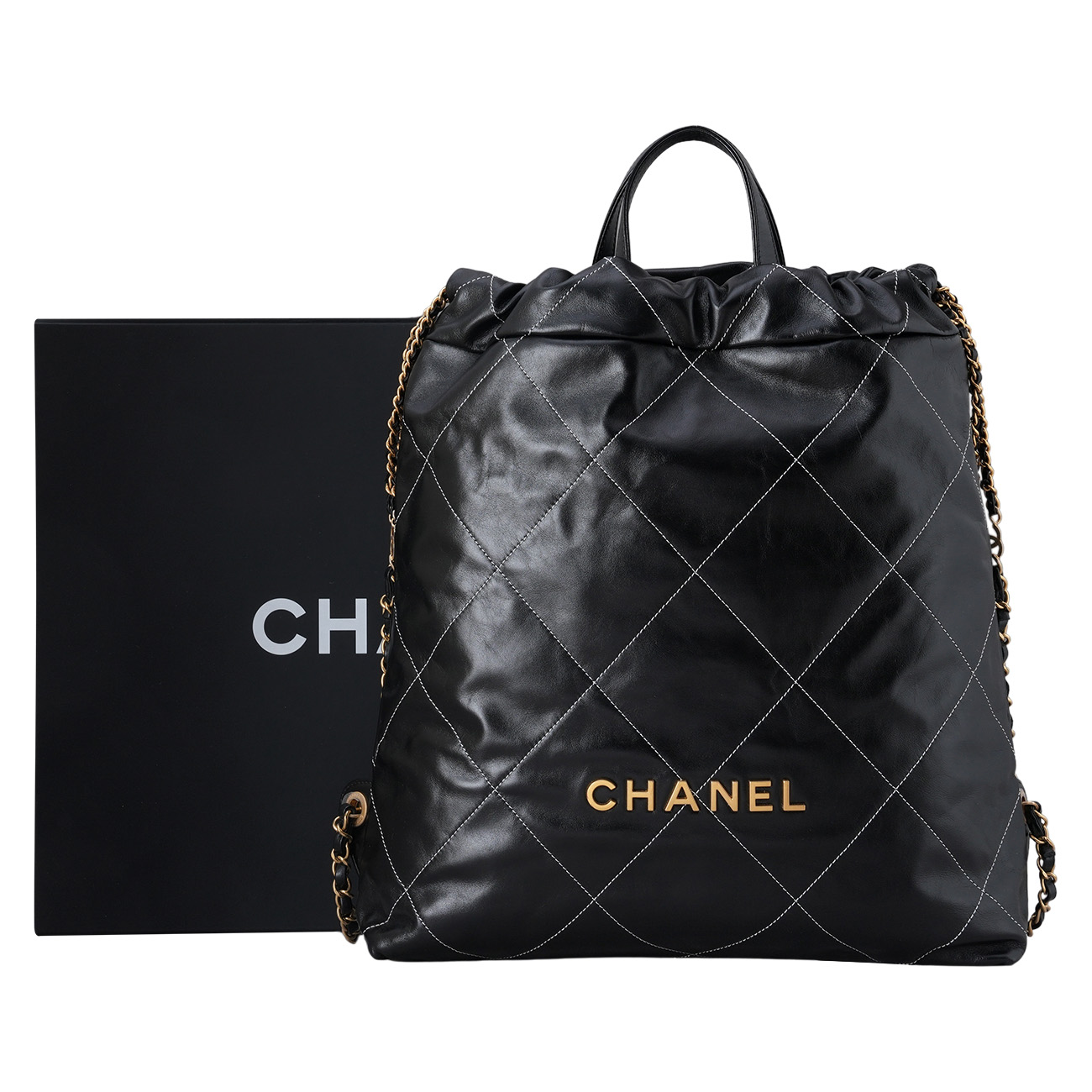 CHANEL(USED)샤넬 AS3313 시즌 22 백팩 미듐