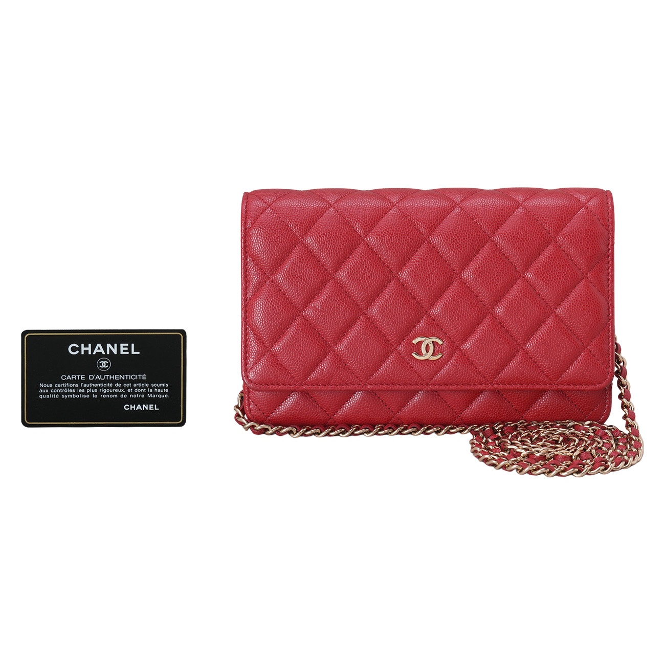 CHANEL(USED)샤넬 클래식 캐비어 WOC