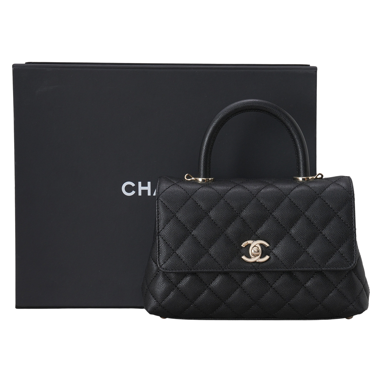 CHANEL(USED)샤넬 캐비어 코코핸들 스몰