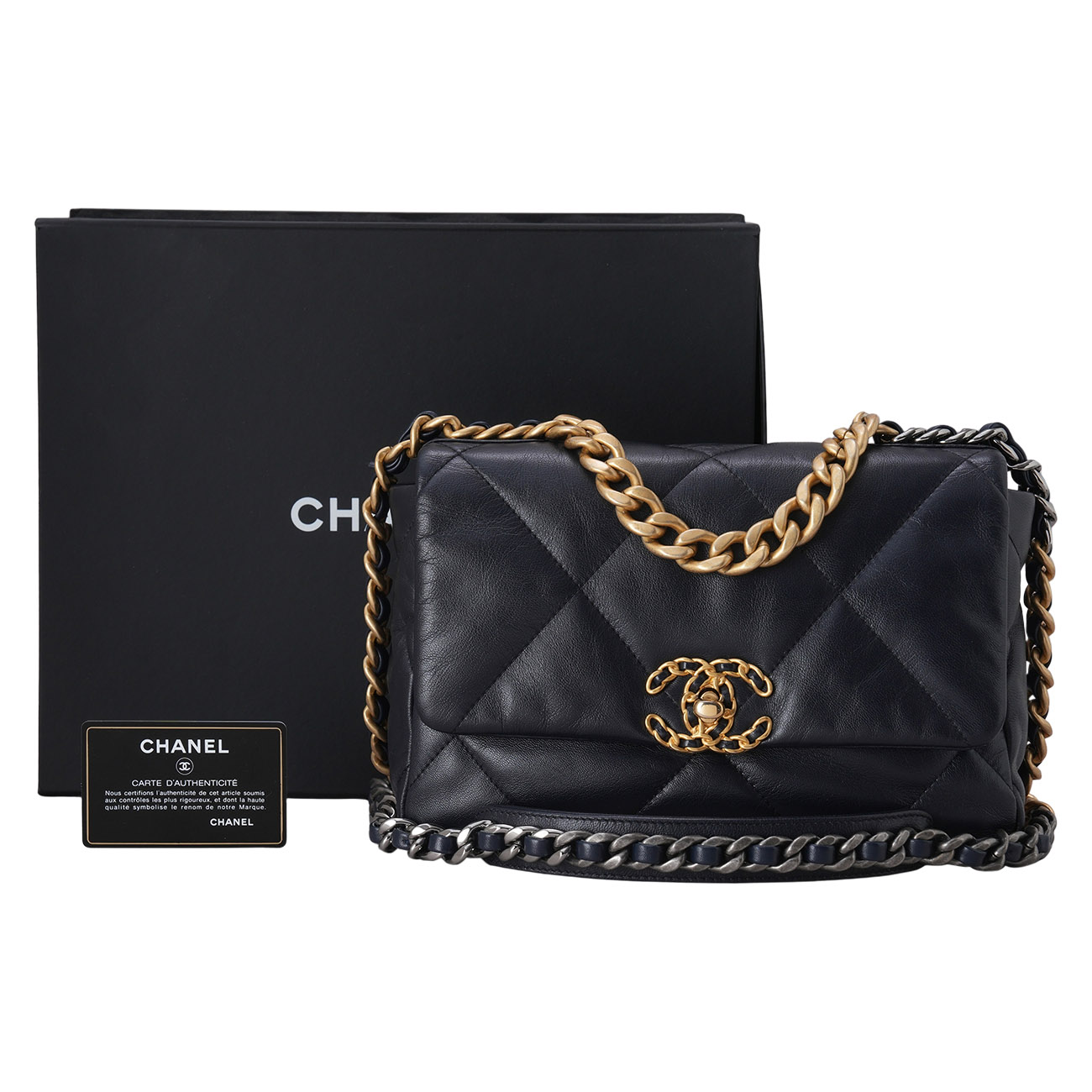 CHANEL(USED)샤넬 19 미디움 백
