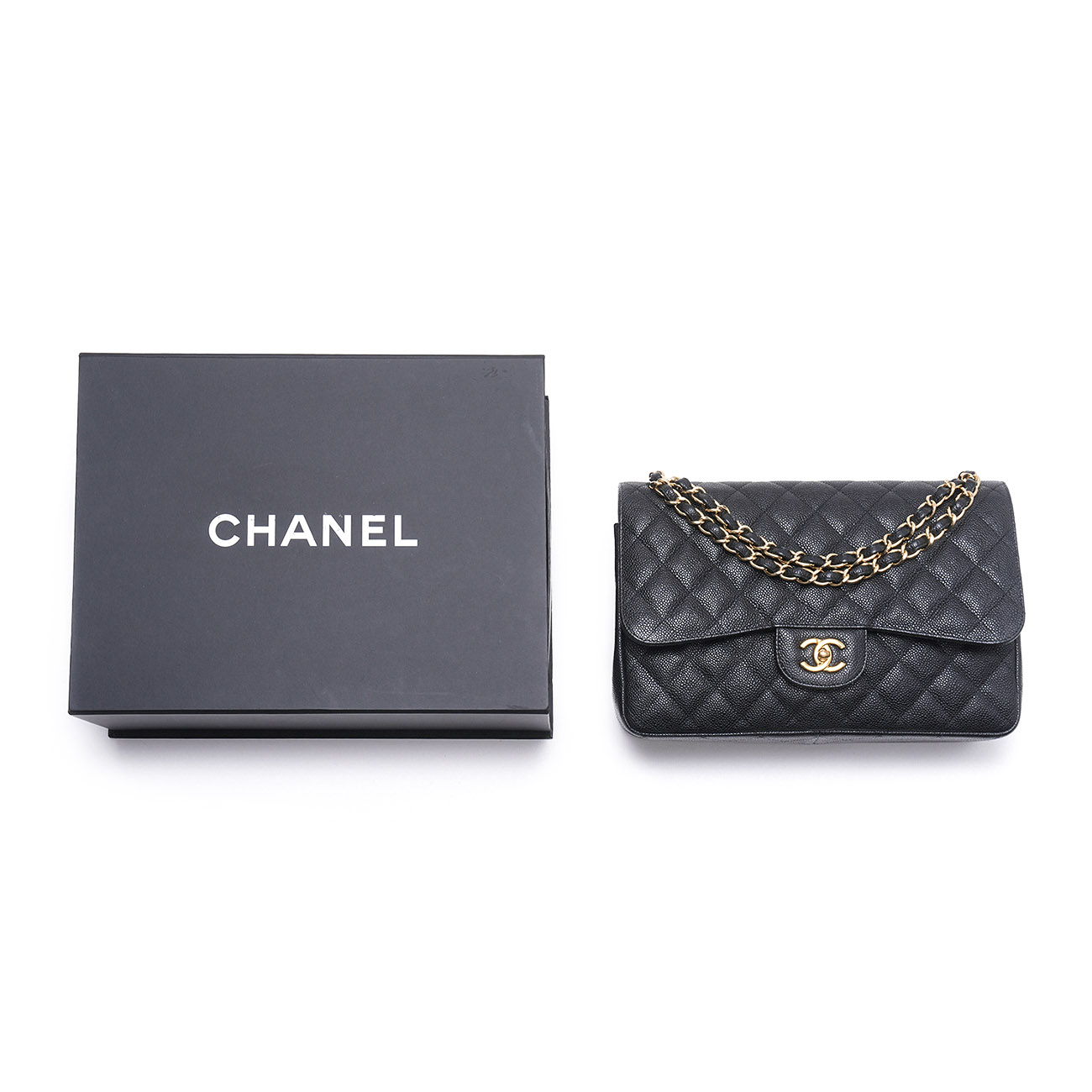CHANEL(USED)샤넬 캐비어 클래식 라지 플랩백