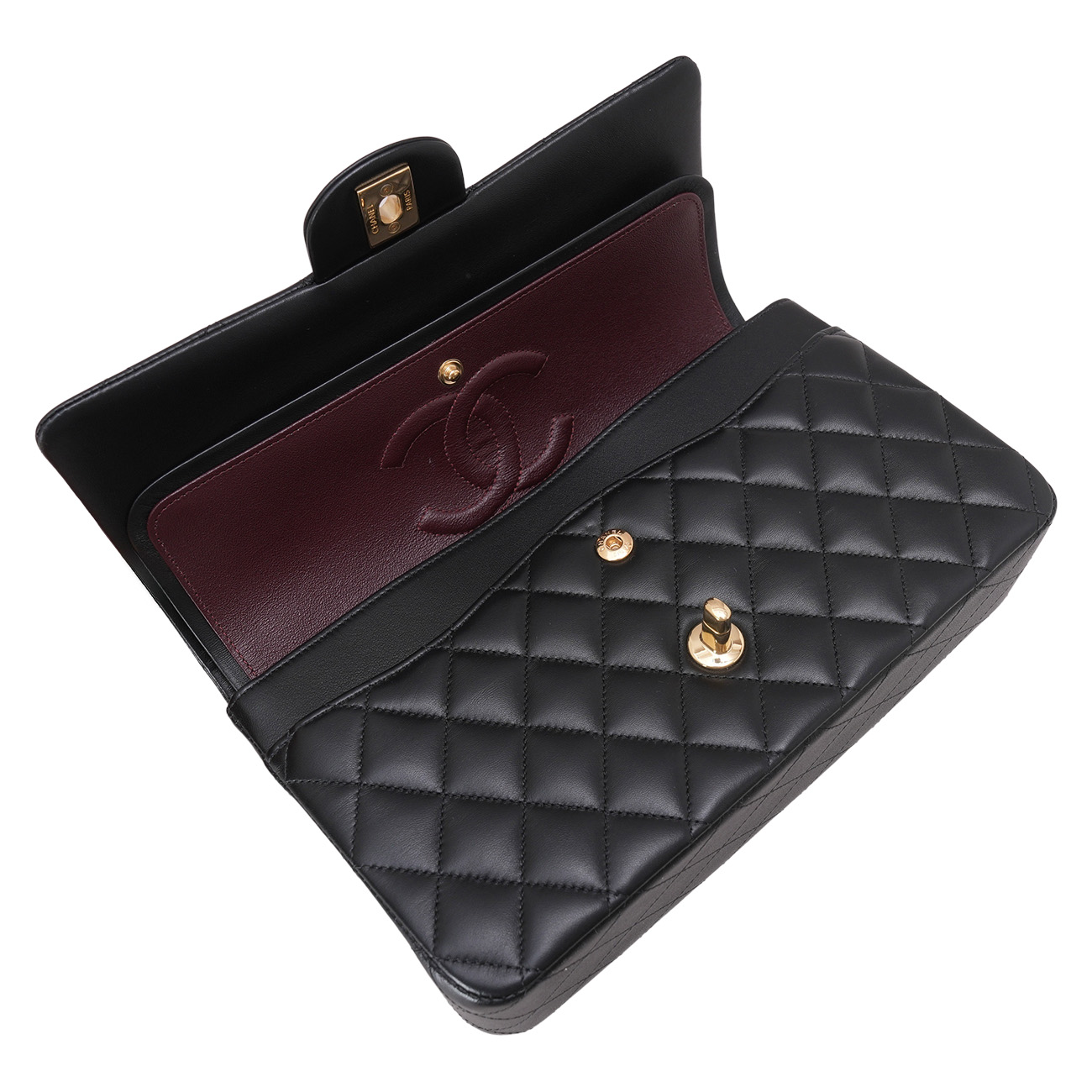 CHANEL(USED)샤넬 램스킨 클래식 미듐 플랩백