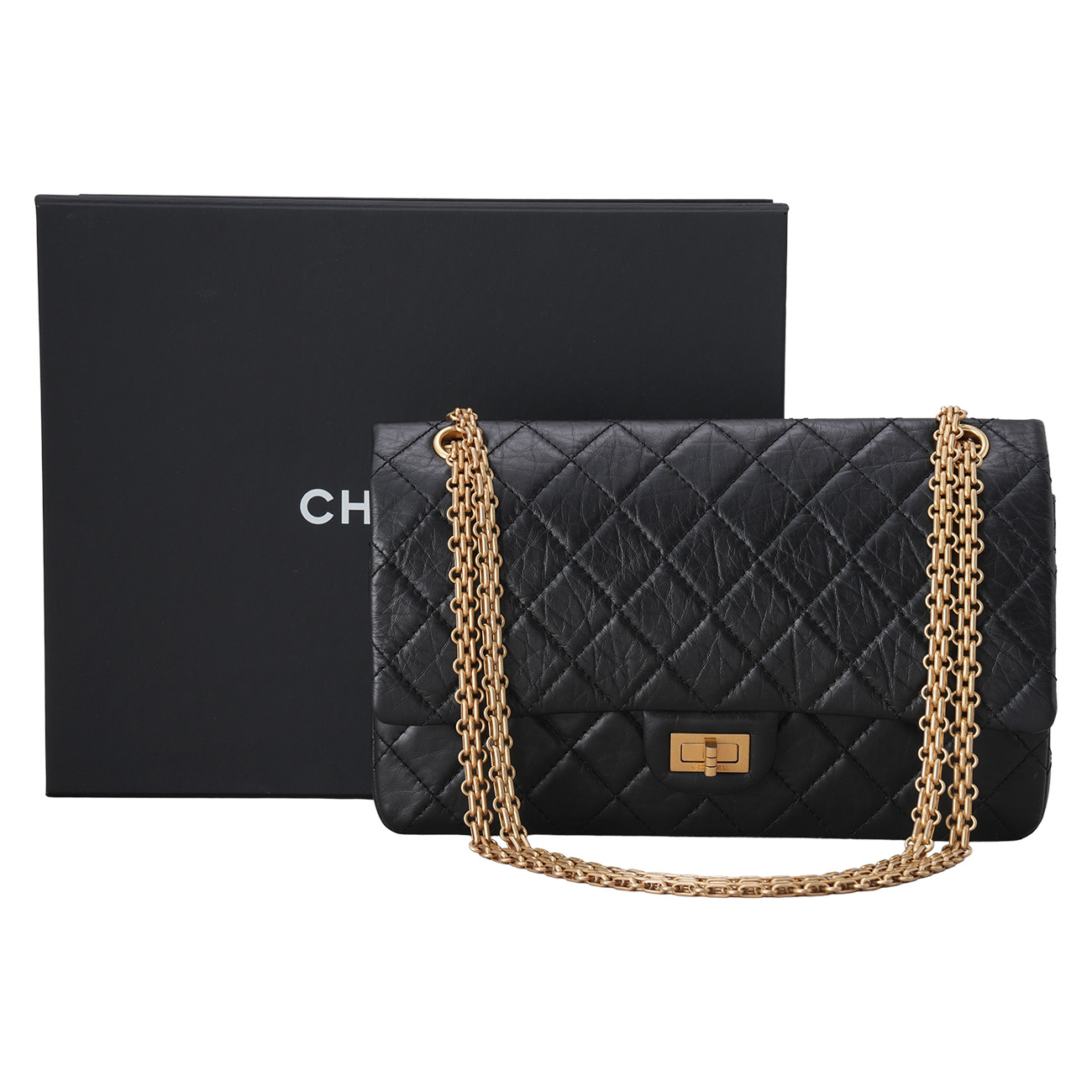 CHANEL(USED)샤넬 A37587 2.55 빈티지 라지 플랩백