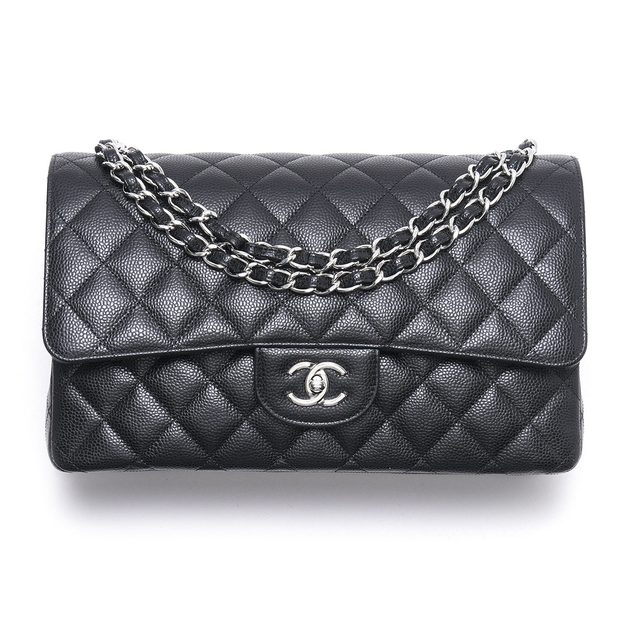 CHANEL(USED)샤넬 캐비어 클래식 라지 플랩백