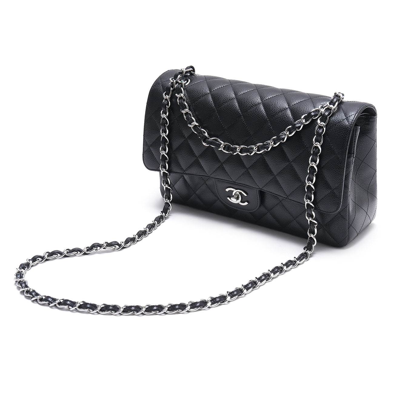 CHANEL(USED)샤넬 캐비어 클래식 라지 플랩백