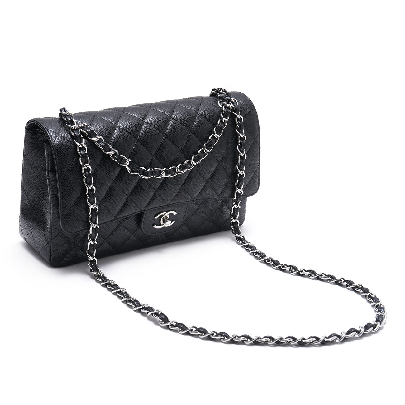 CHANEL(USED)샤넬 캐비어 클래식 라지 플랩백