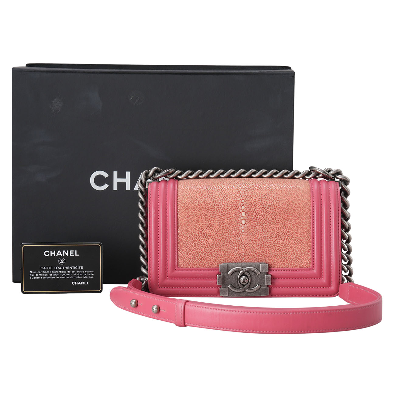 CHANEL(USED)샤넬 시즌 보이샤넬 스몰 플랩백