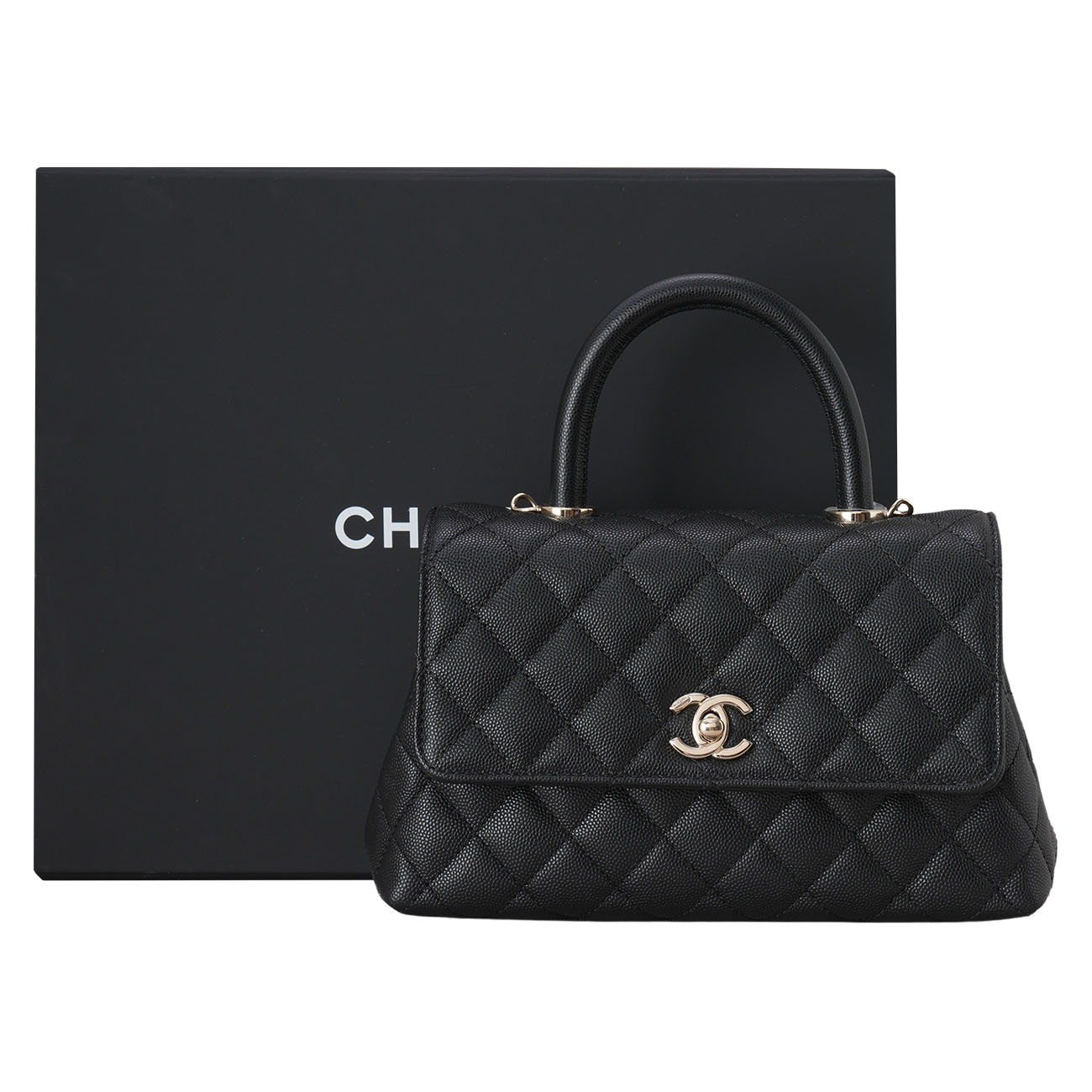 CHANEL(USED)샤넬 캐비어 코코핸들 스몰