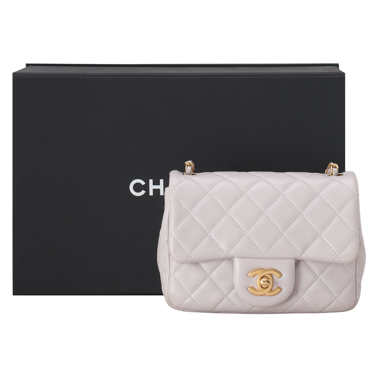 CHANEL(USED)샤넬 AS1786 램스킨 클래식 쁘띠삭 골든볼