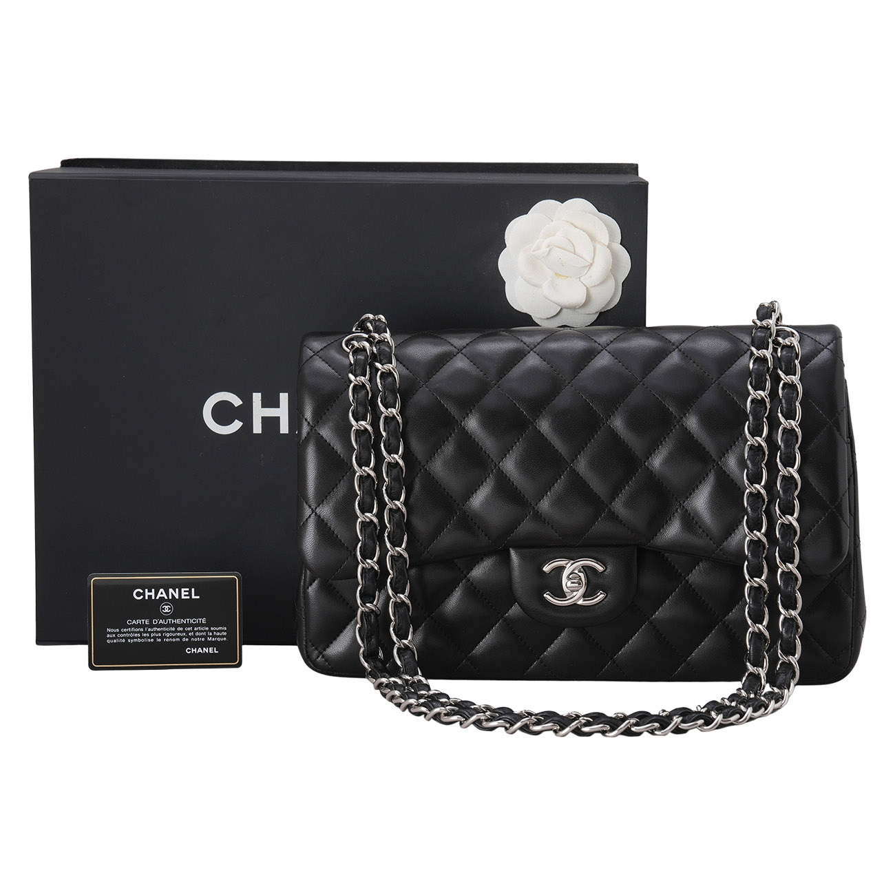 CHANEL(USED)샤넬 램스킨 클래식 라지 플랩백