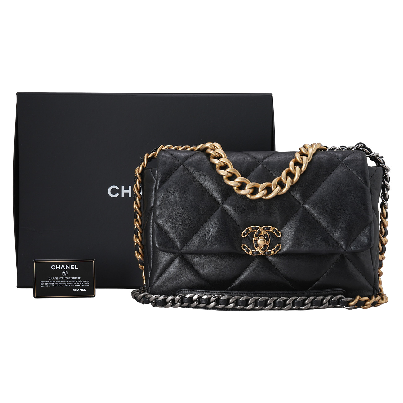 CHANEL(USED)샤넬 AS1161 19백 라지