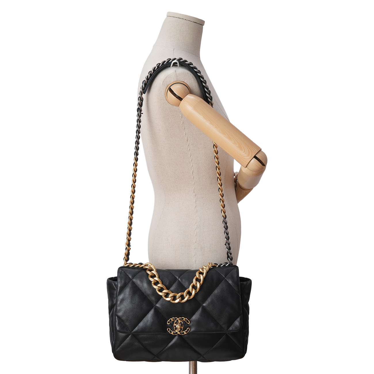 CHANEL(USED)샤넬 AS1161 19백 라지