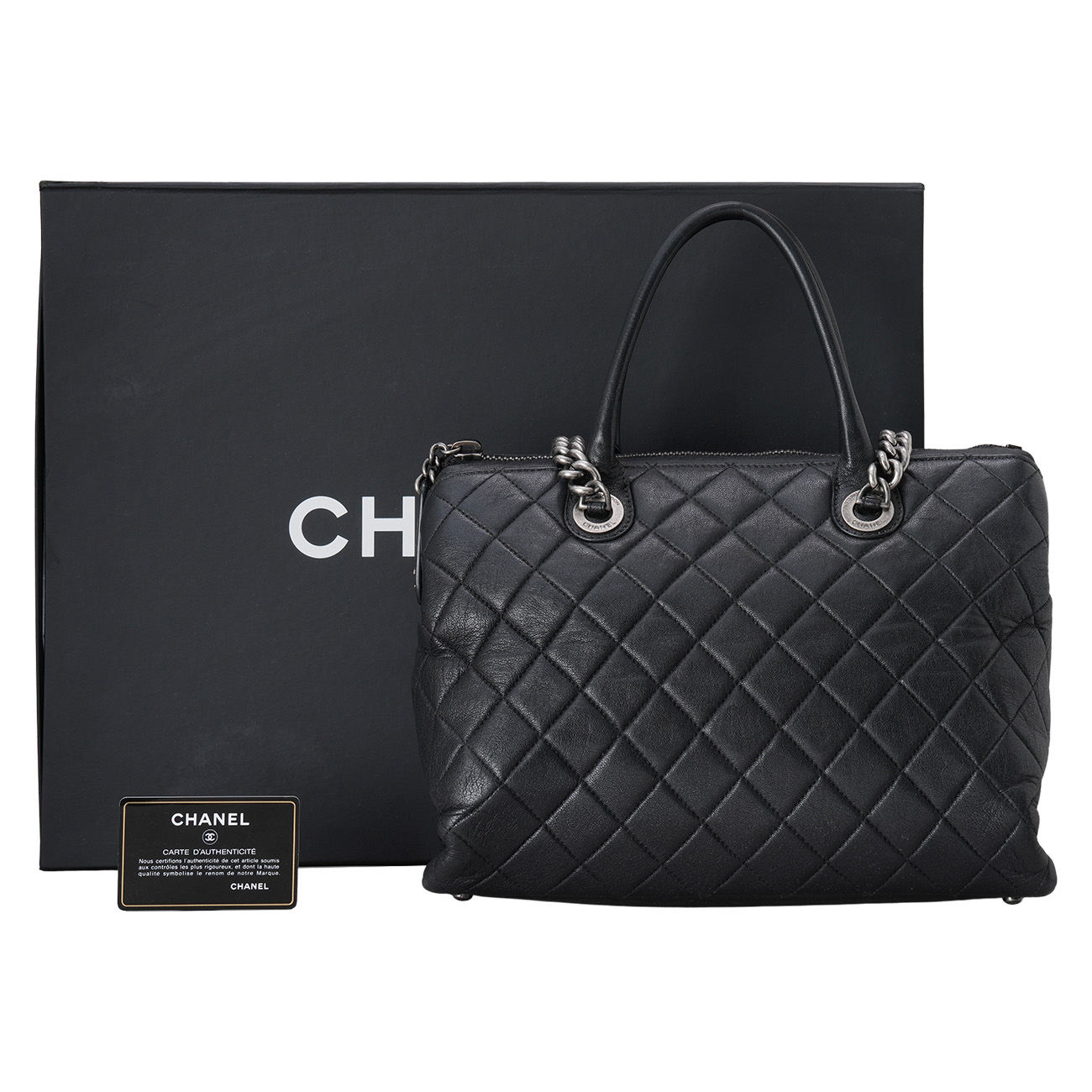 CHANEL(USED)샤넬 A92748 시즌 체인 토트겸 숄더백