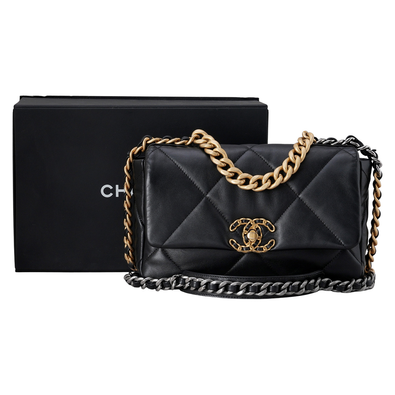 CHANEL(USED)샤넬 19백 미듐
