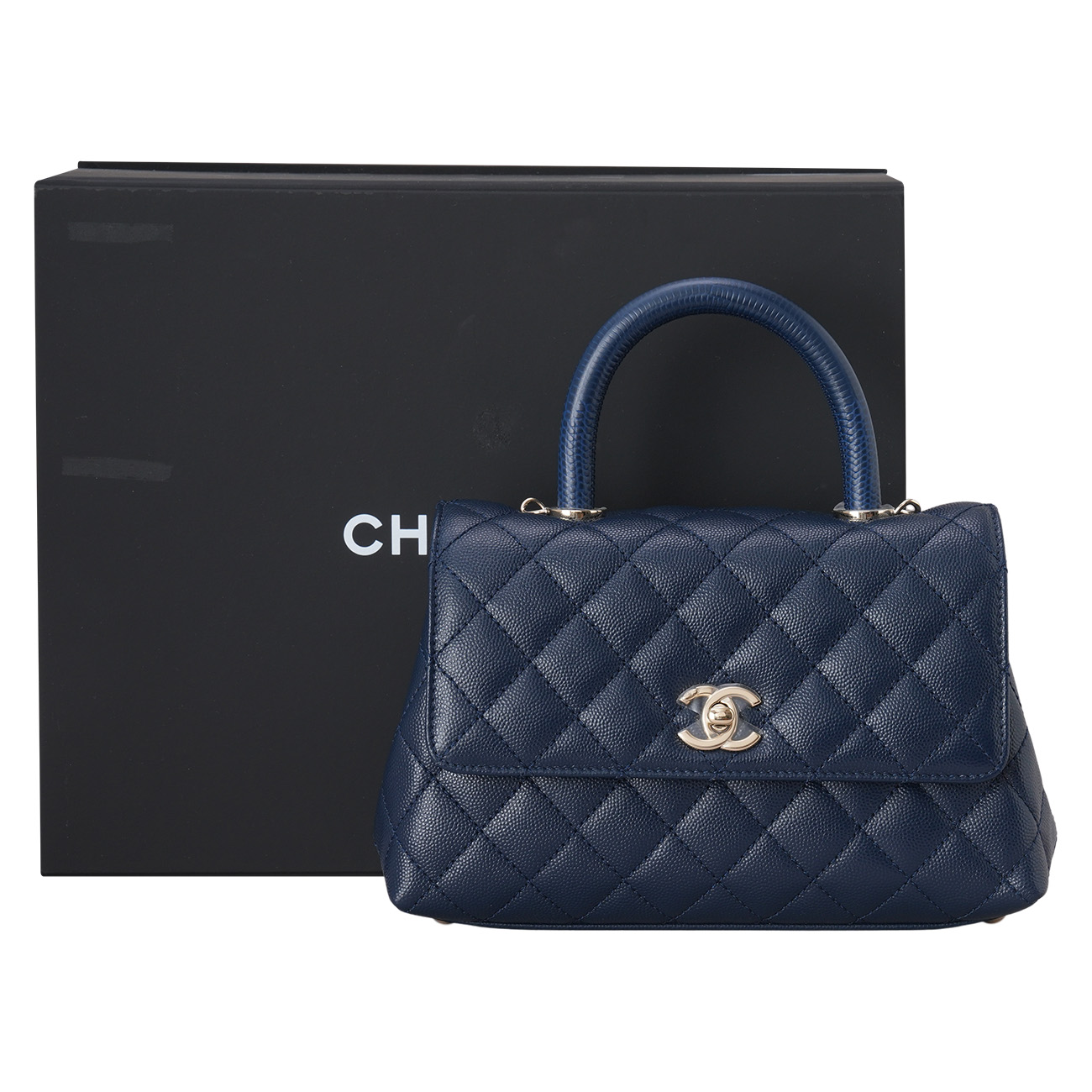 CHANEL(USED)샤넬 캐비어 코코핸들 23