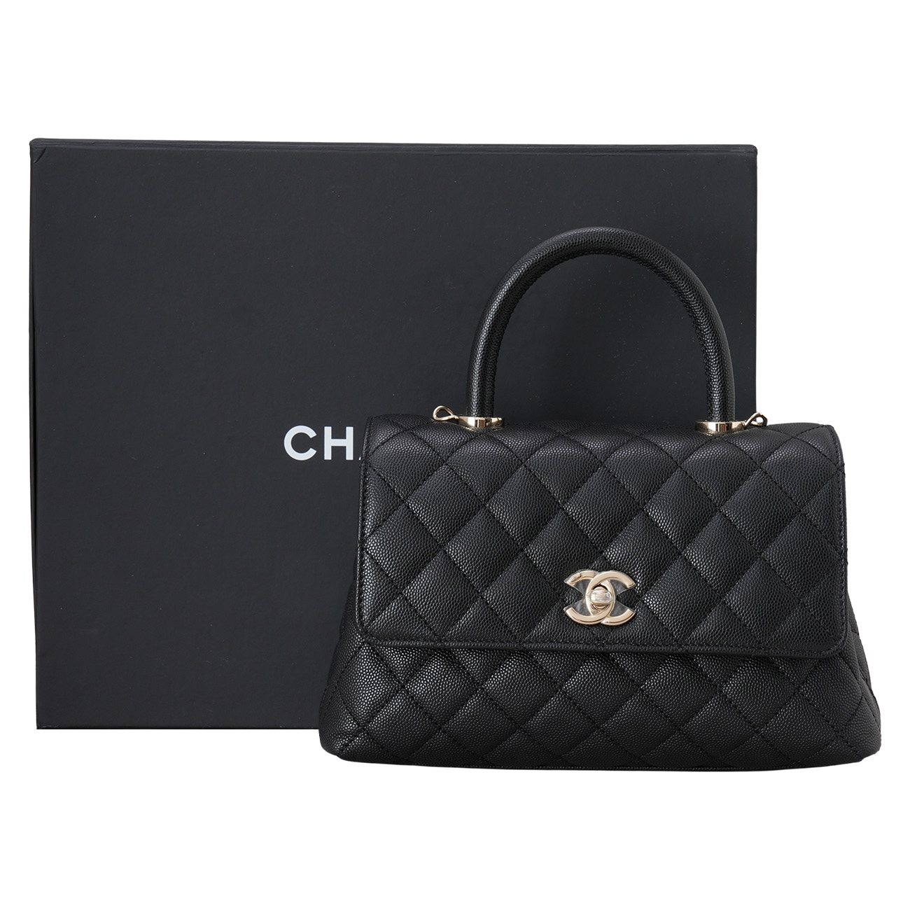 CHANEL(USED)샤넬 캐비어 코코핸들 스몰