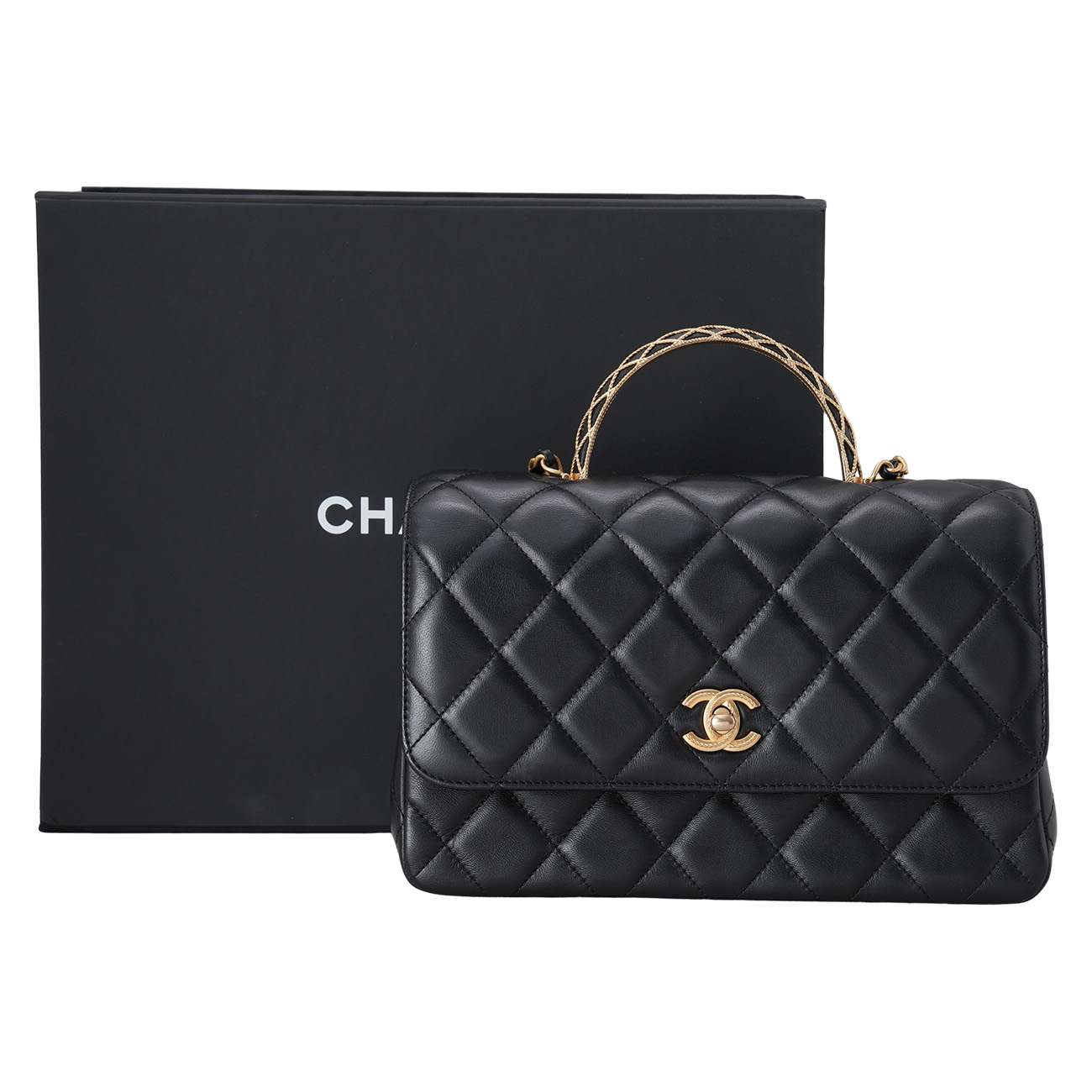 CHANEL(USED)샤넬 AS4232 시즌 체인 탑 핸들백