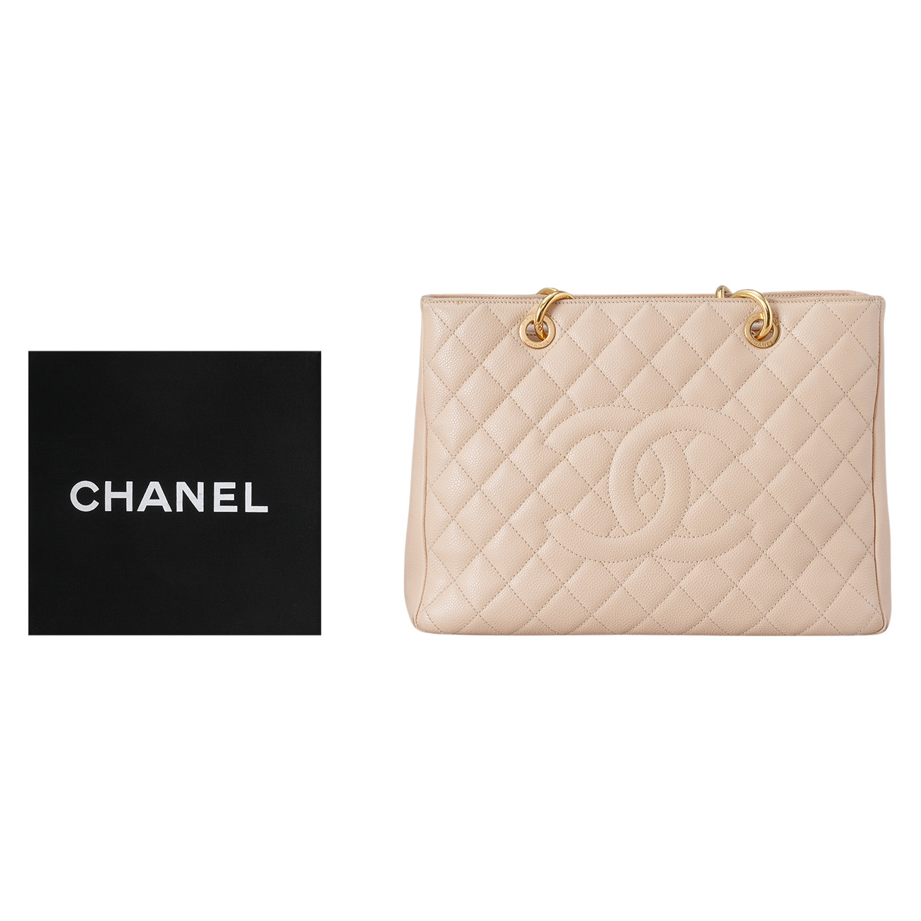 CHANEL(USED)샤넬 캐비어 그랜드샤핑