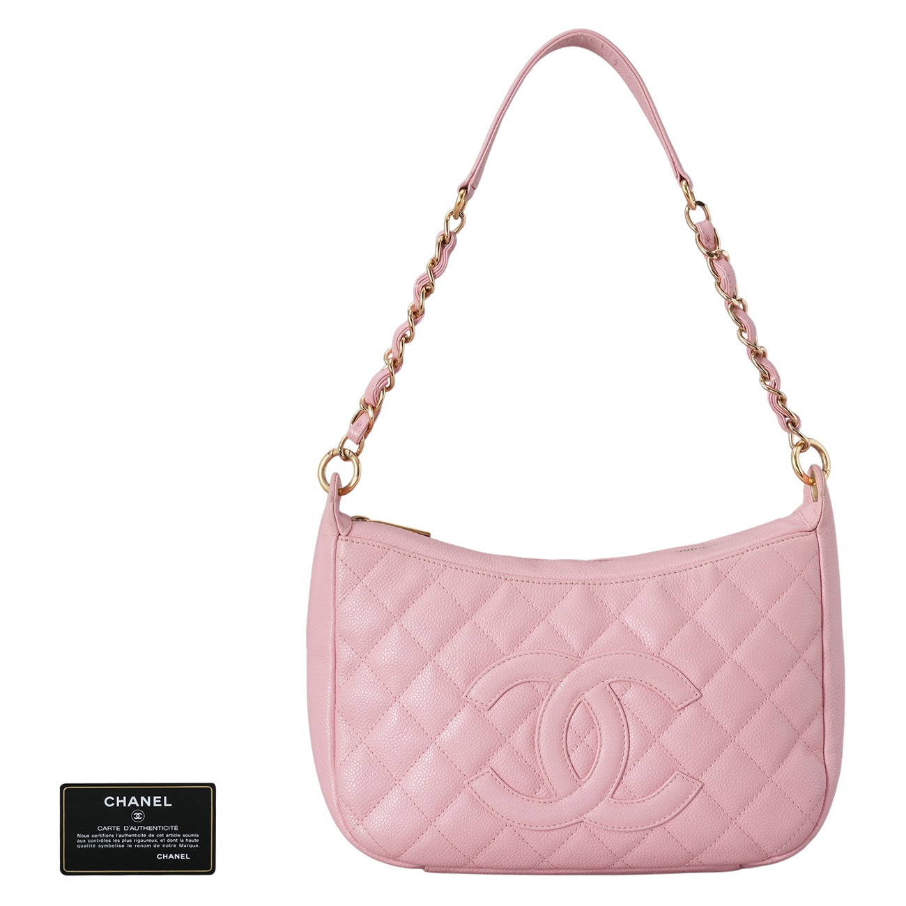 CHANEL(USED)샤넬 시즌 캐비어 숄더백