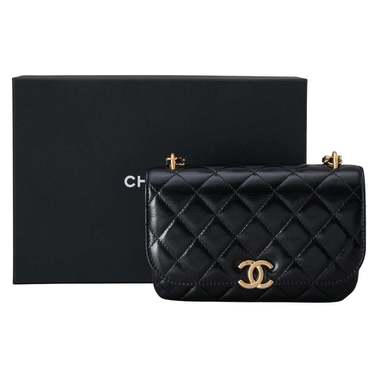 CHANEL(USED)샤넬 AP3373 CC로고 미니 체인백