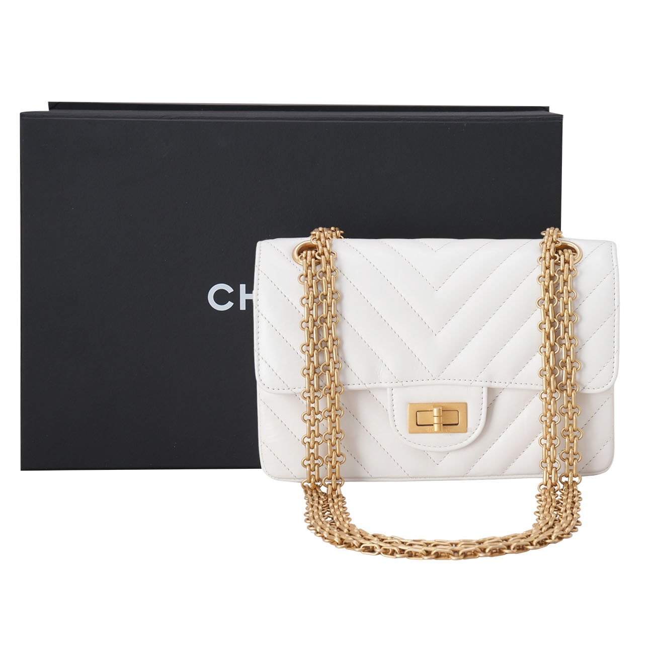 CHANEL(USED)샤넬 쉐브론 2.55 빈티지 미니 플랩백