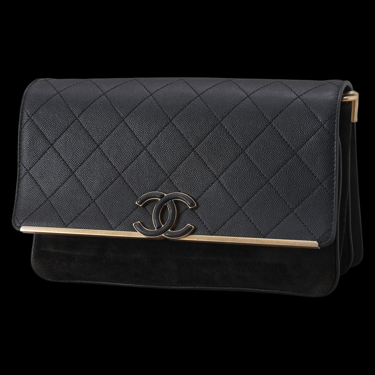 CHANEL(USED)샤넬 시즌 캐비어 CC로고 체인백