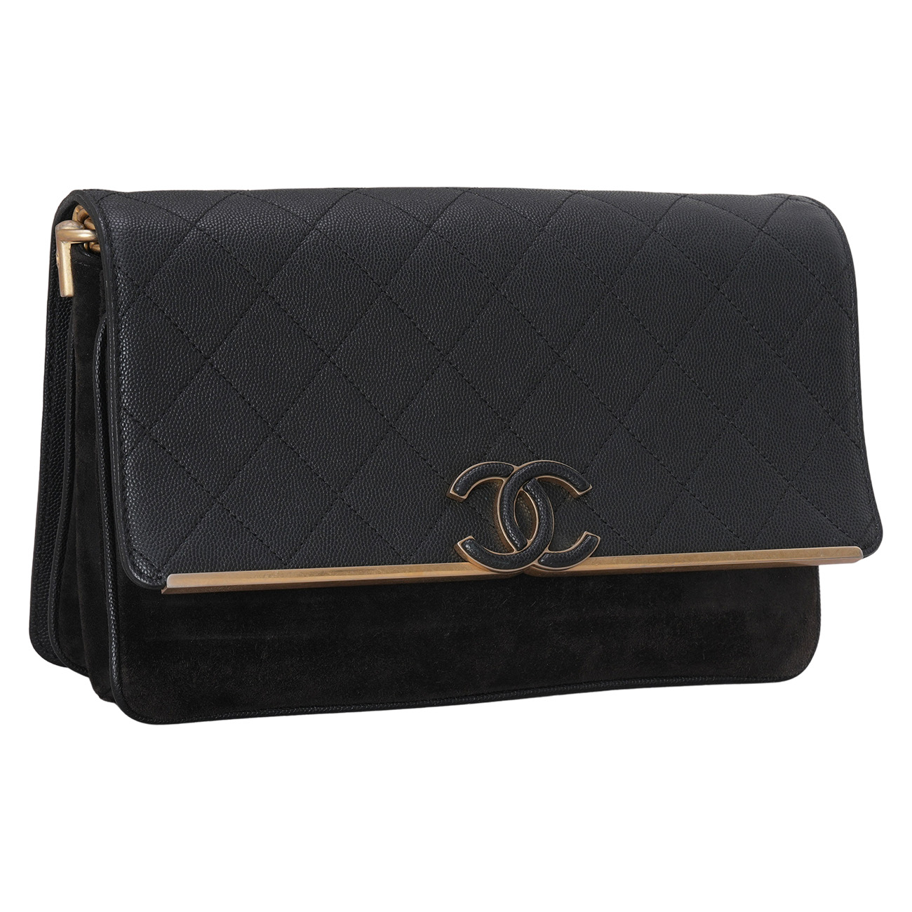 CHANEL(USED)샤넬 시즌 캐비어 CC로고 체인백