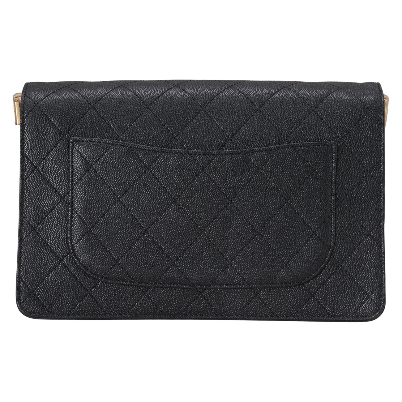 CHANEL(USED)샤넬 시즌 캐비어 CC로고 체인백