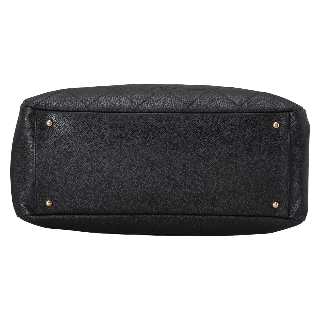 CHANEL(USED)샤넬 시즌 캐비어 CC로고 토트백