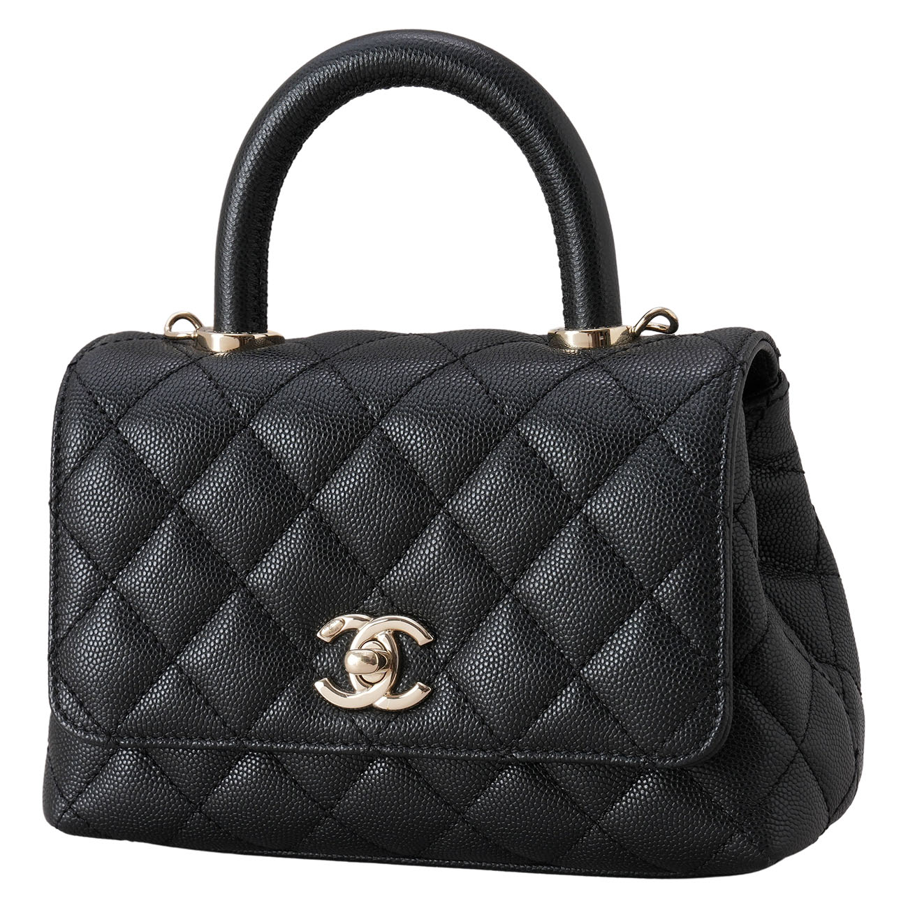 CHANEL(USED)샤넬 캐비어 코코핸들 18