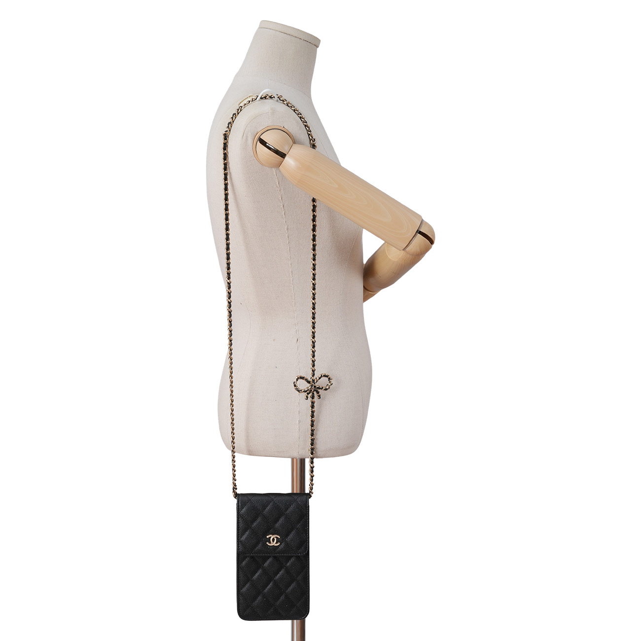 CHANEL(USED)샤넬 AP3307 캐비어 폰홀더